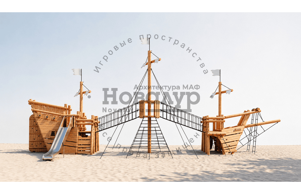 Игровая площадка 'Корабль исследователя'