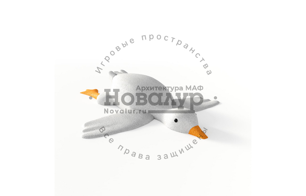 Фигура из геопластики 'Гусь'