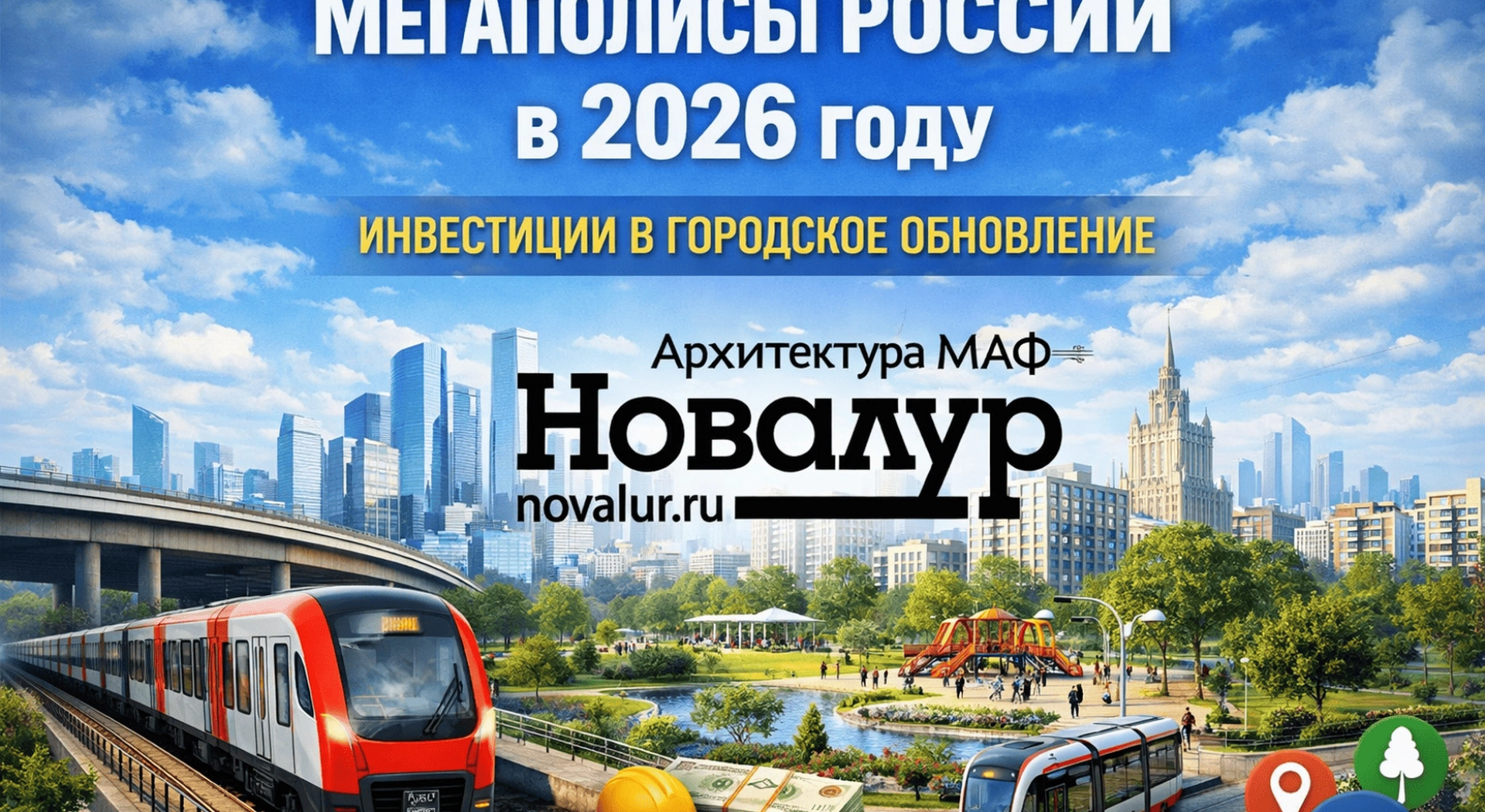 Сотни миллиардов на обновление: российские мегаполисы перестраиваются в 2026 году