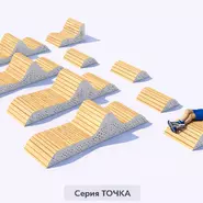 Парковый шезлонг 'Серия точка'