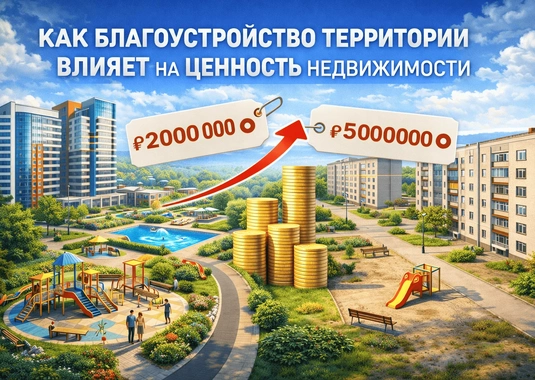Как благоустройство территории определяет ценность недвижимости