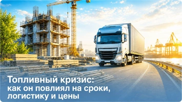 Как топливный кризис повлиял на строительство и логистику