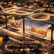 Парковые качели «AURA COSMO DUO» с подсветкой