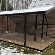 Беседка Бормио летняя премиум