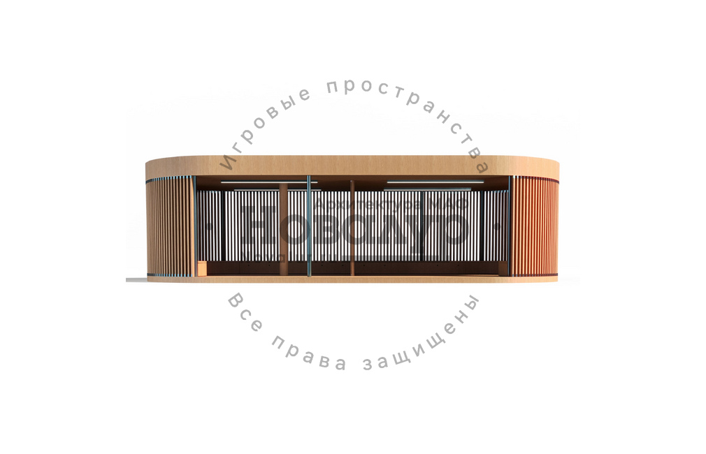 Веранда для детского сада 'Бугло 10*4'