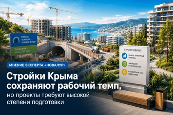 «Новалур» о строительстве в Крыму: что происходит со сроками, логистикой и благоустройством