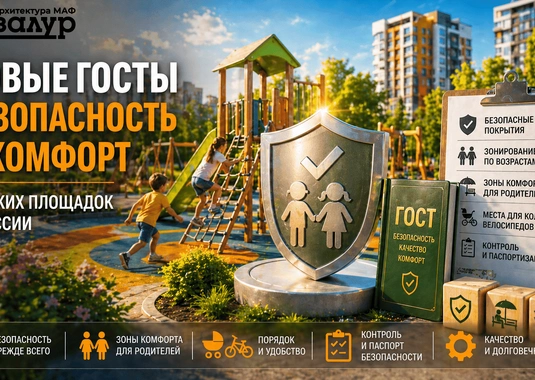 Детские площадки под контроль: в России вводят новые ГОСТы безопасности и зоны комфорта