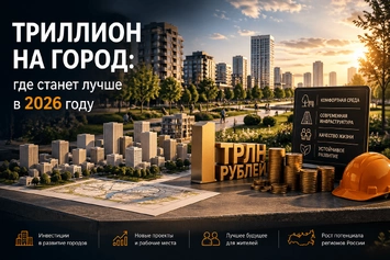 Триллион на город: где станет лучше в 2026 году