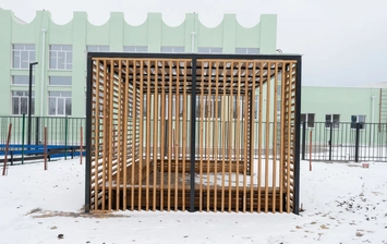 Белгородская обл., Корочанский район территория школы