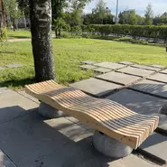 Скамейка бетонная 'Плаза плюс'