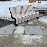Скамейка металлическая 'Зеландия'