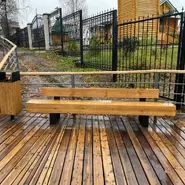 Скамейка металлическая 'Природа 3'
