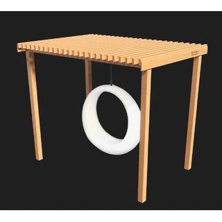 Парковые качели 'Эталон с кольцом wood'