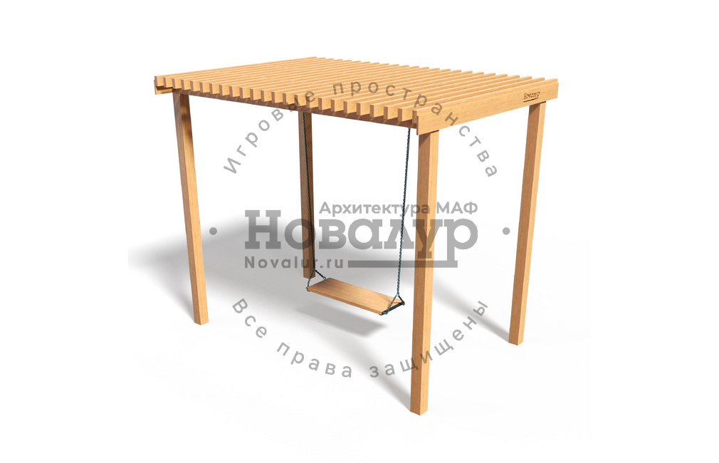 Парковые качели 'Эталон' Wood