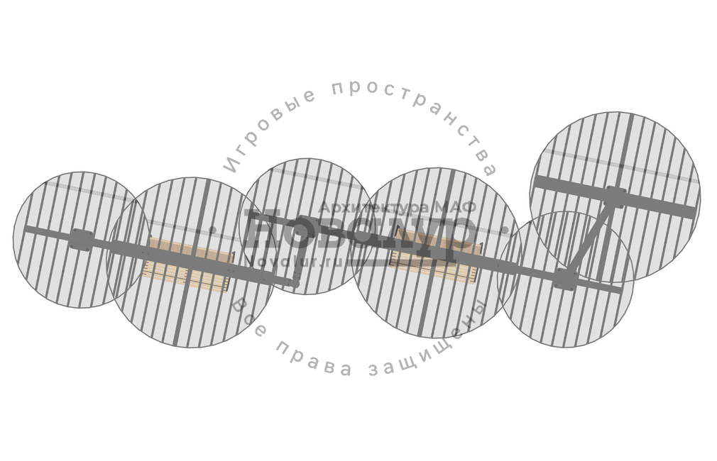 Парковые качели 'Шанхай 2'