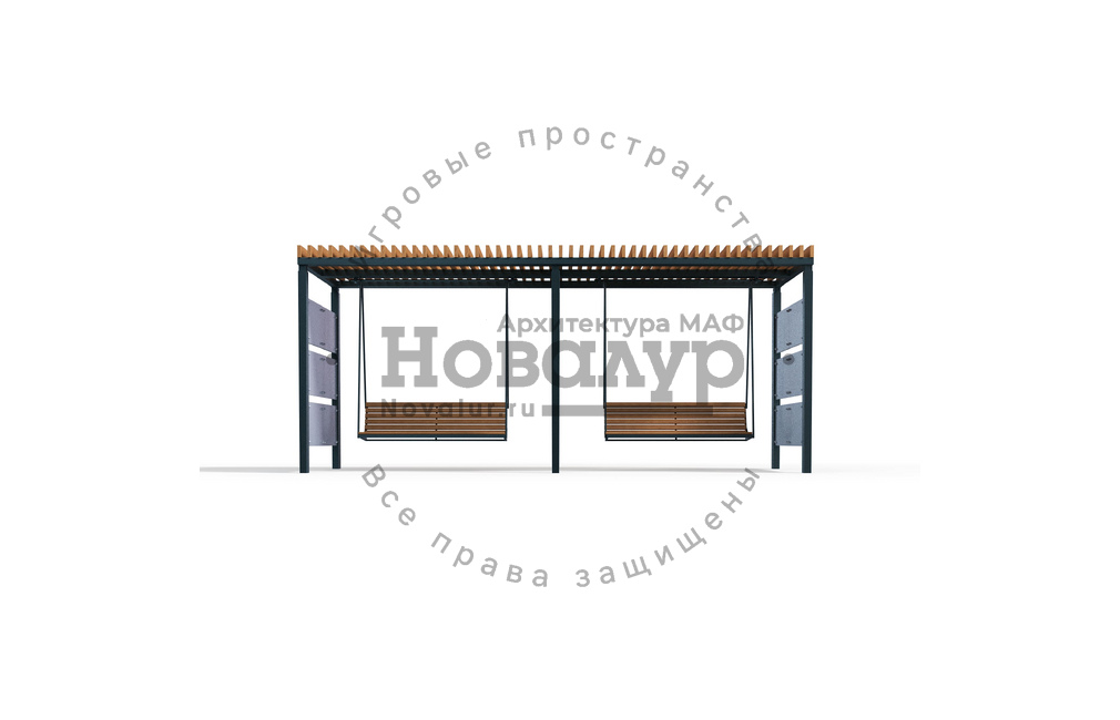 Парковые качели 'Бруно двойные'