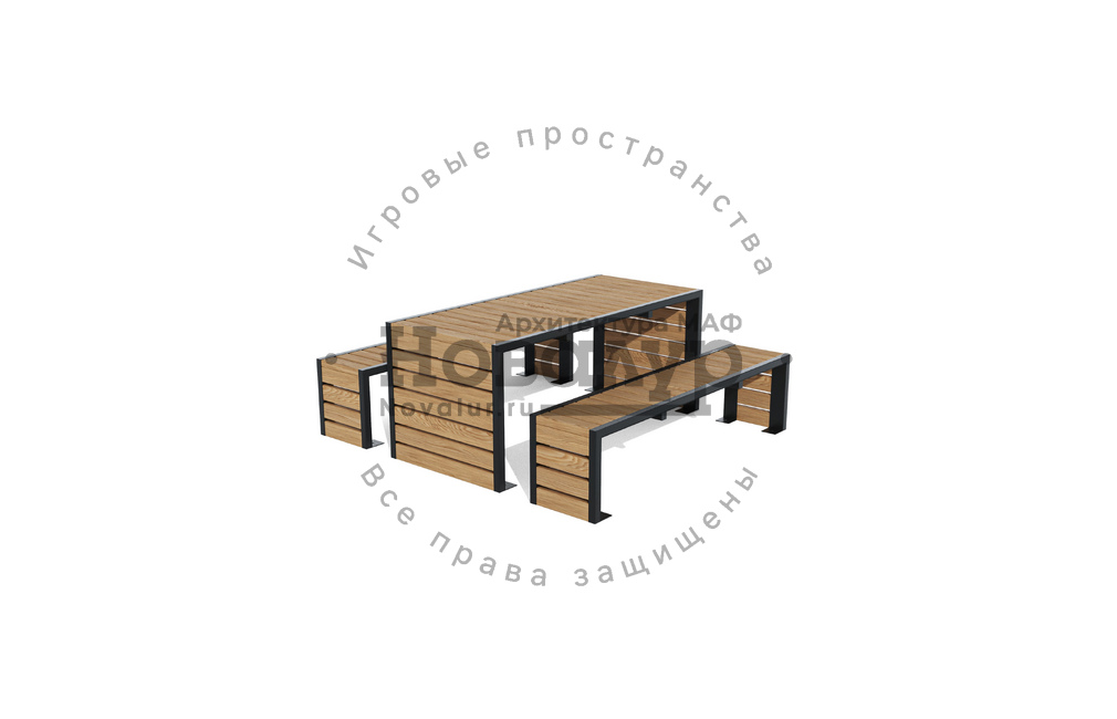 Комплект уличной мебели 'Ладья'