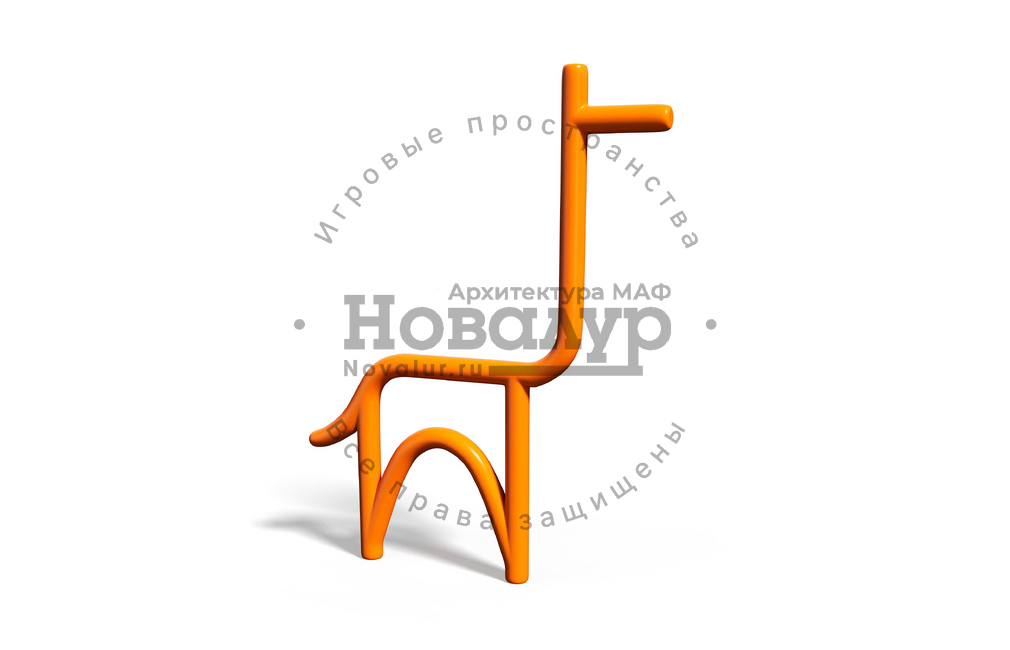 Наивная скульптура 'Динозаврик'