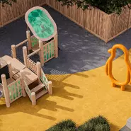Наивная скульптура 'Пингвин'