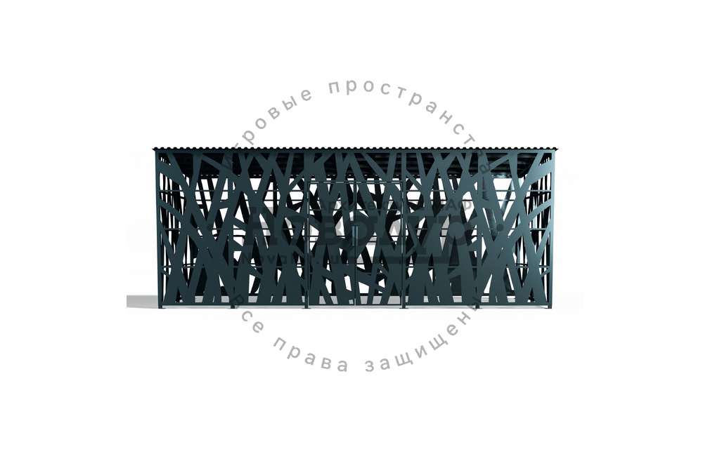 Контейнерная площадка 'Панель' на 4 контейнера