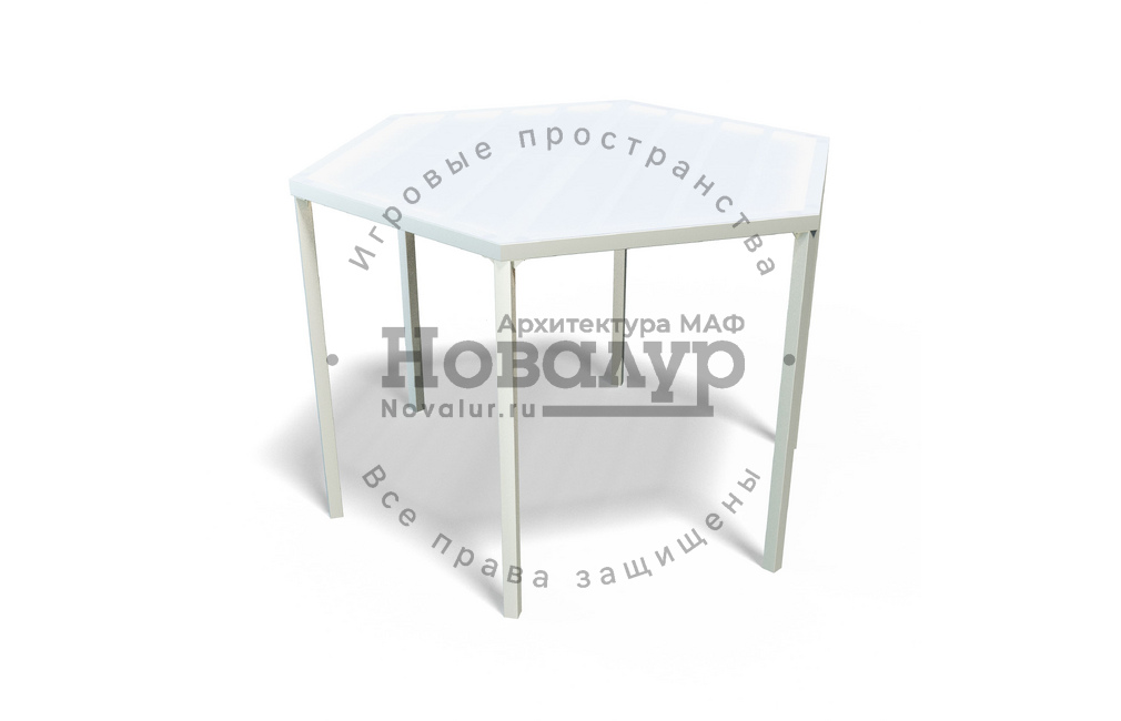 Парковый навес «Бриз Хаус» с подсветкой