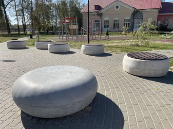 Благоустроен сквер по ул. Бахтина