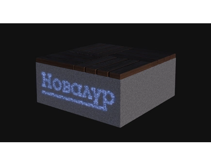 Светящийся бетон - LED