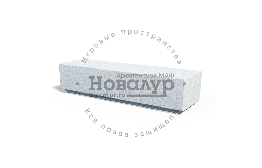 Скамейка бетонная 'Премиум 1800' без настила