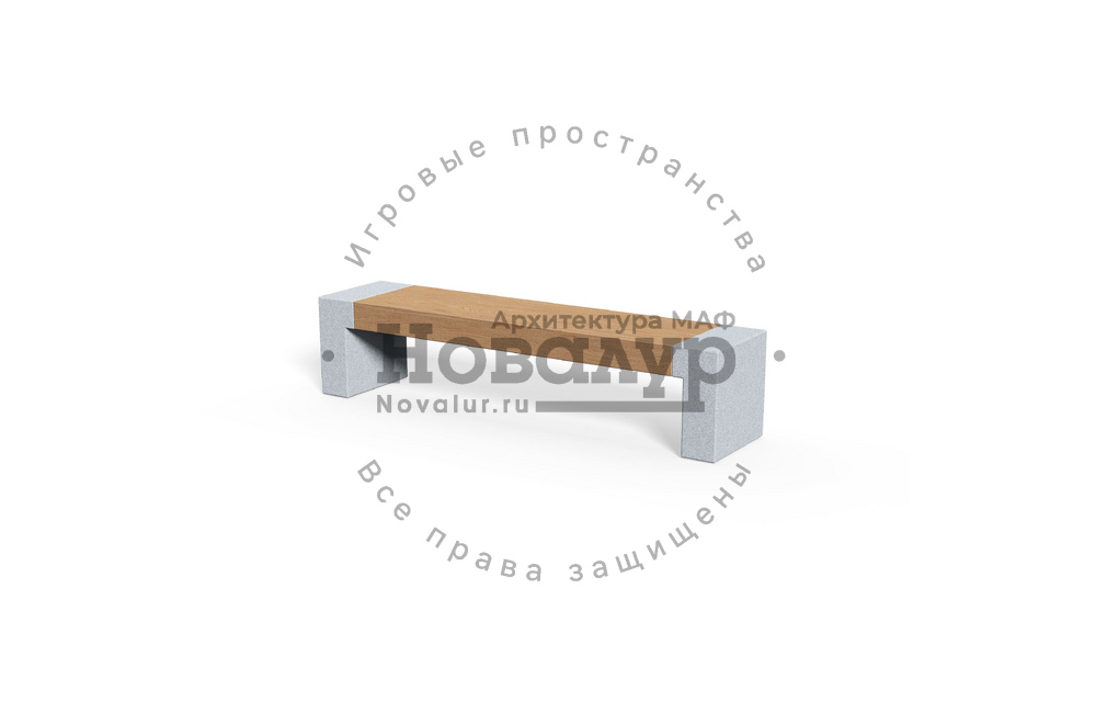 Скамейка бетонная 'Флай'