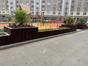 Выполнен заказ по благоустройству территории ЖК 'Симфония Нижнего'