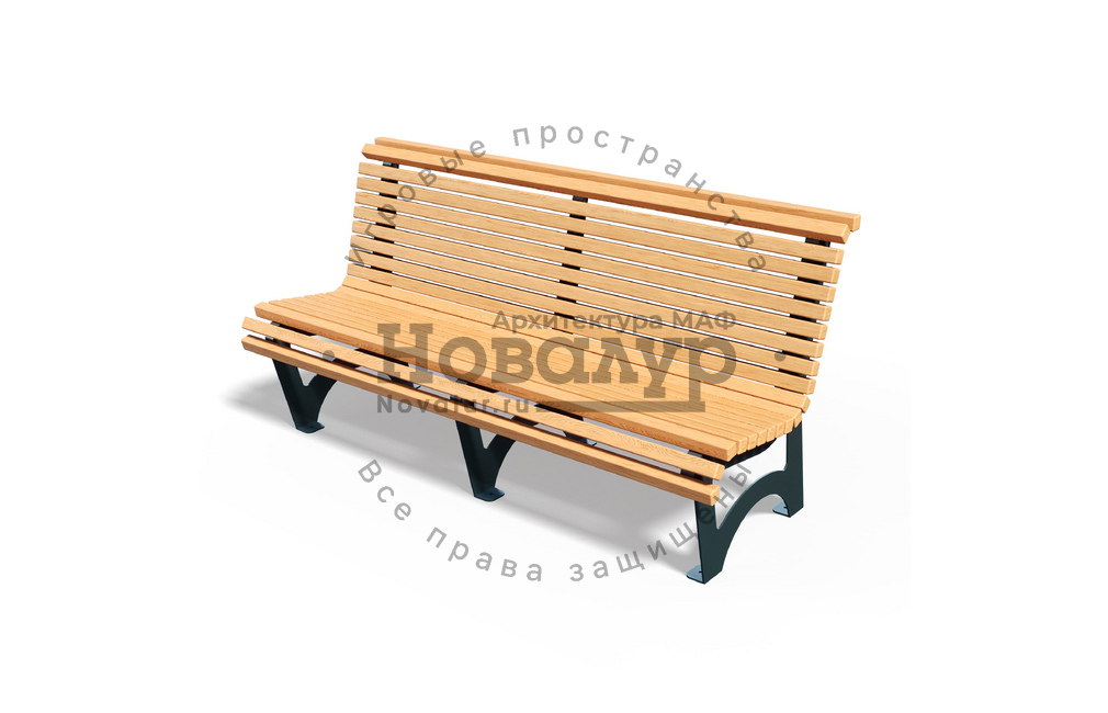 Скамейка металлическая 'Африка'