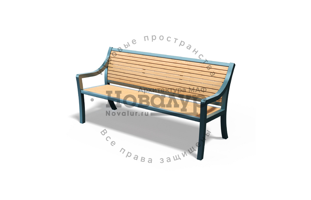 Скамейка парковая «Силуэт»