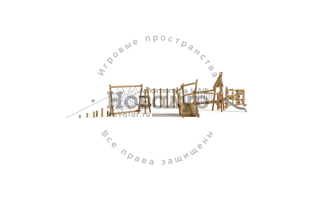 Игровая площадка ' Полоса препятствий (Тип 4)'