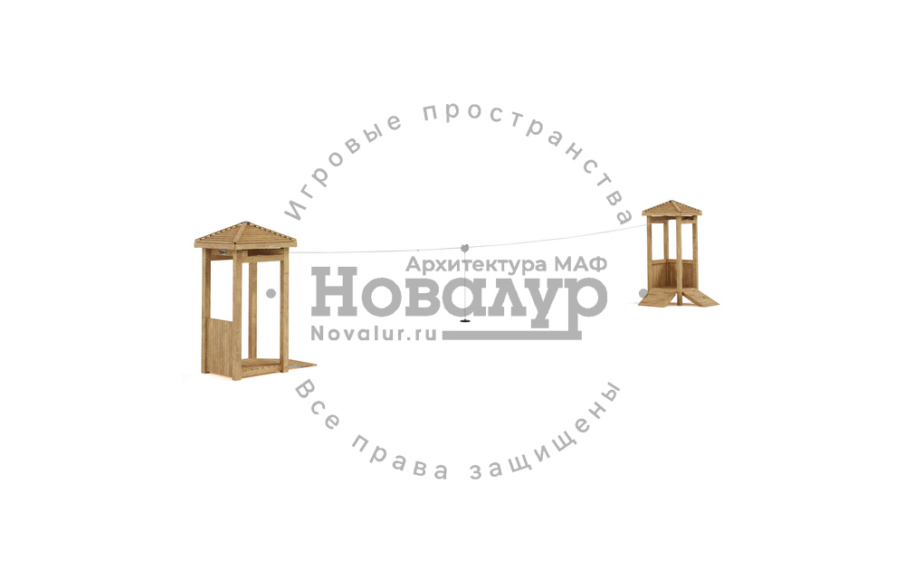 Игровая площадка 'Канатная дорога'