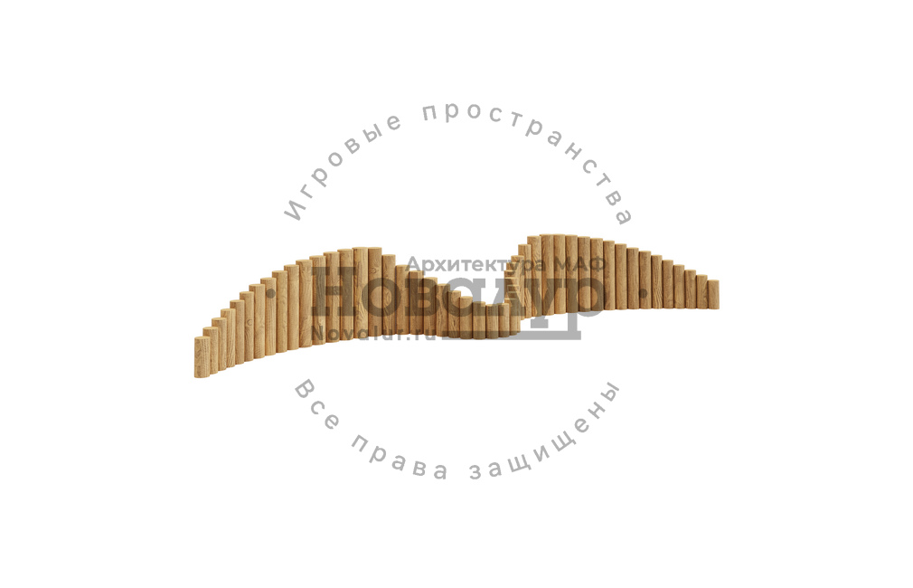 Игровая площадка ' Балансировочные столбики-1'