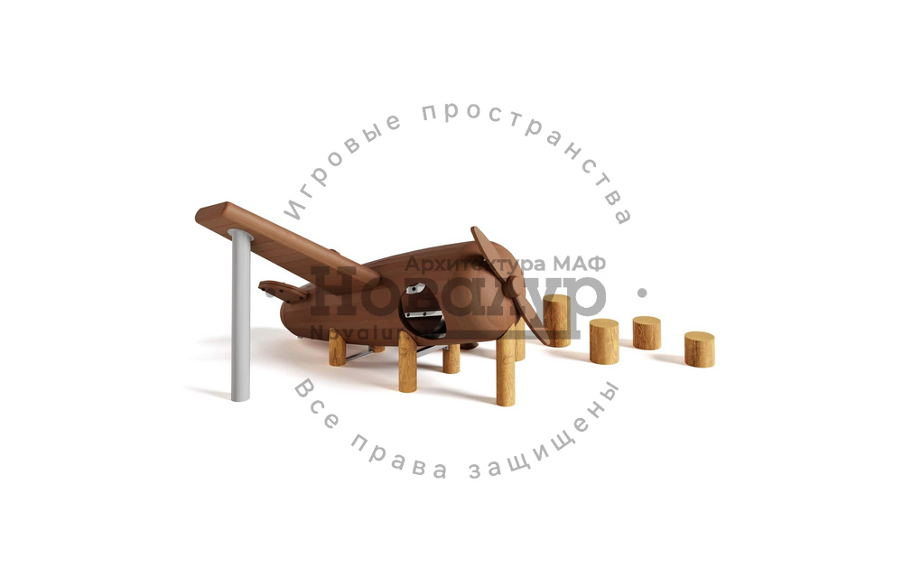 Игровая площадка 'Самолет с тропинкой'