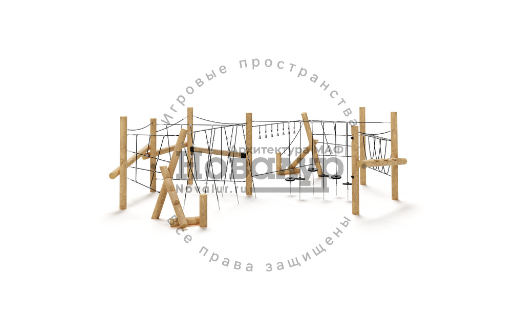 Игровая площадка 'Канатный лаз'