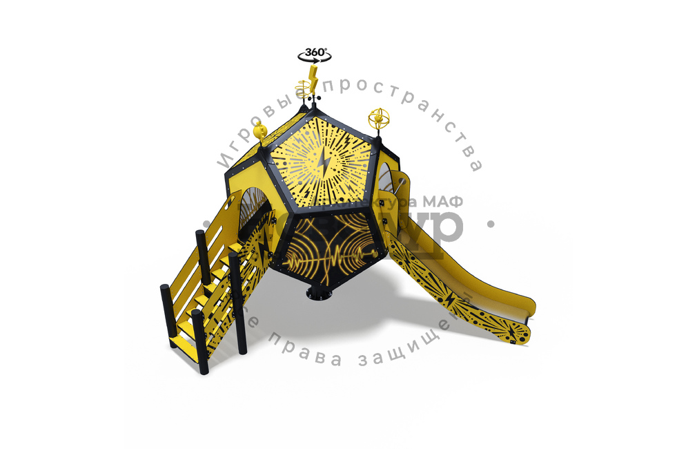 Детский игровой комплекс Сфера «Алькор» СФ.1.2 — Энергия