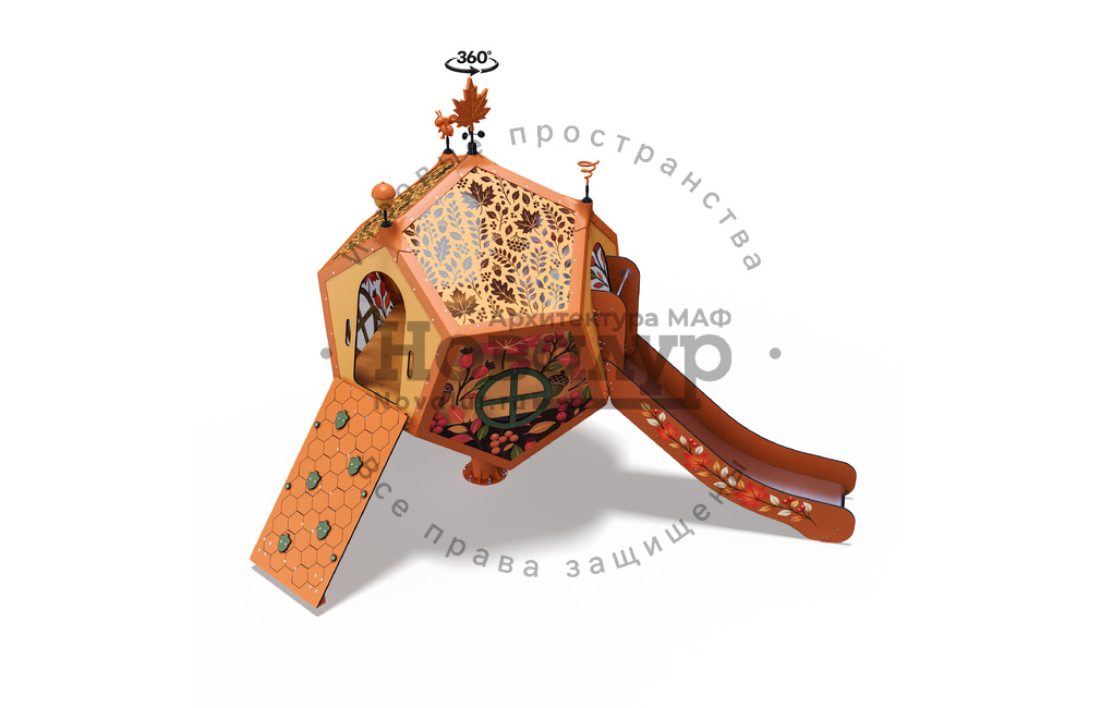 Детский игровой комплекс Сфера «Алькор» СФ.1.3 — Хурма