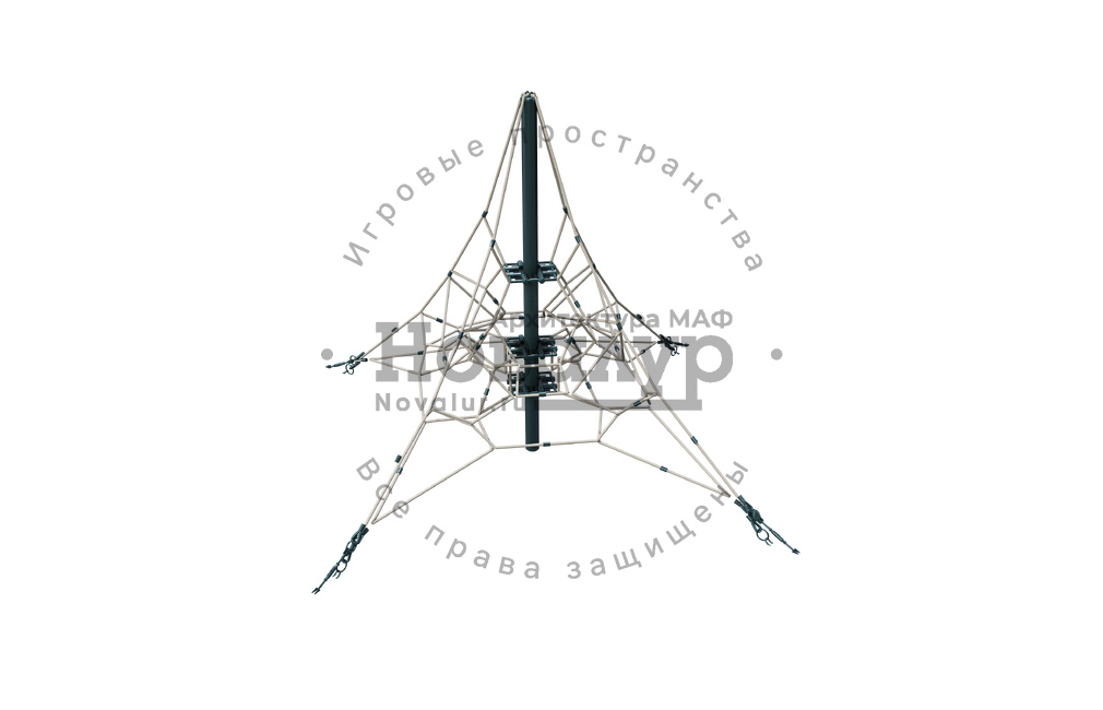 Канатная пирамида «Парус»