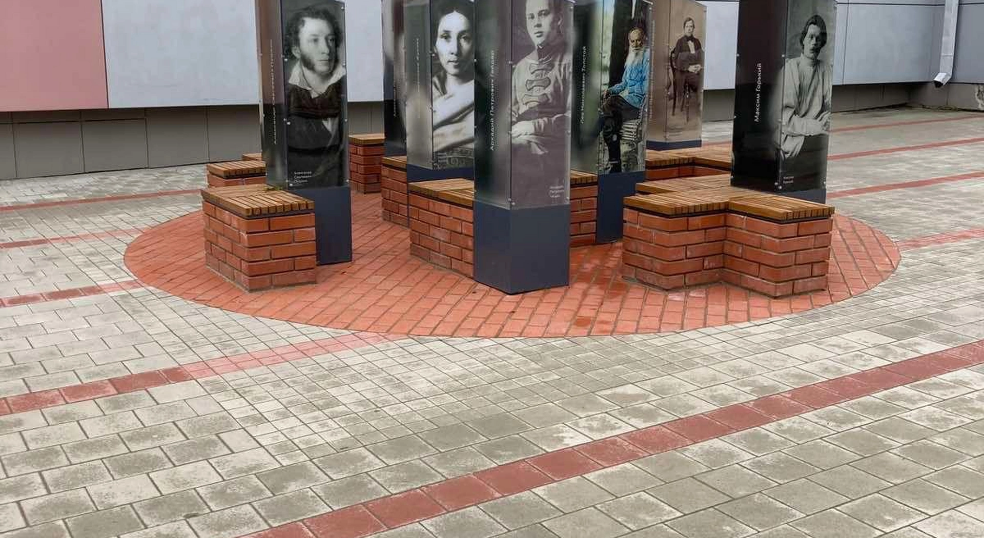 Установка МАФов на Литературном перекрёстке в г. Арзамас