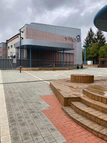 Установка МАФов на Литературном перекрёстке в г. Арзамас