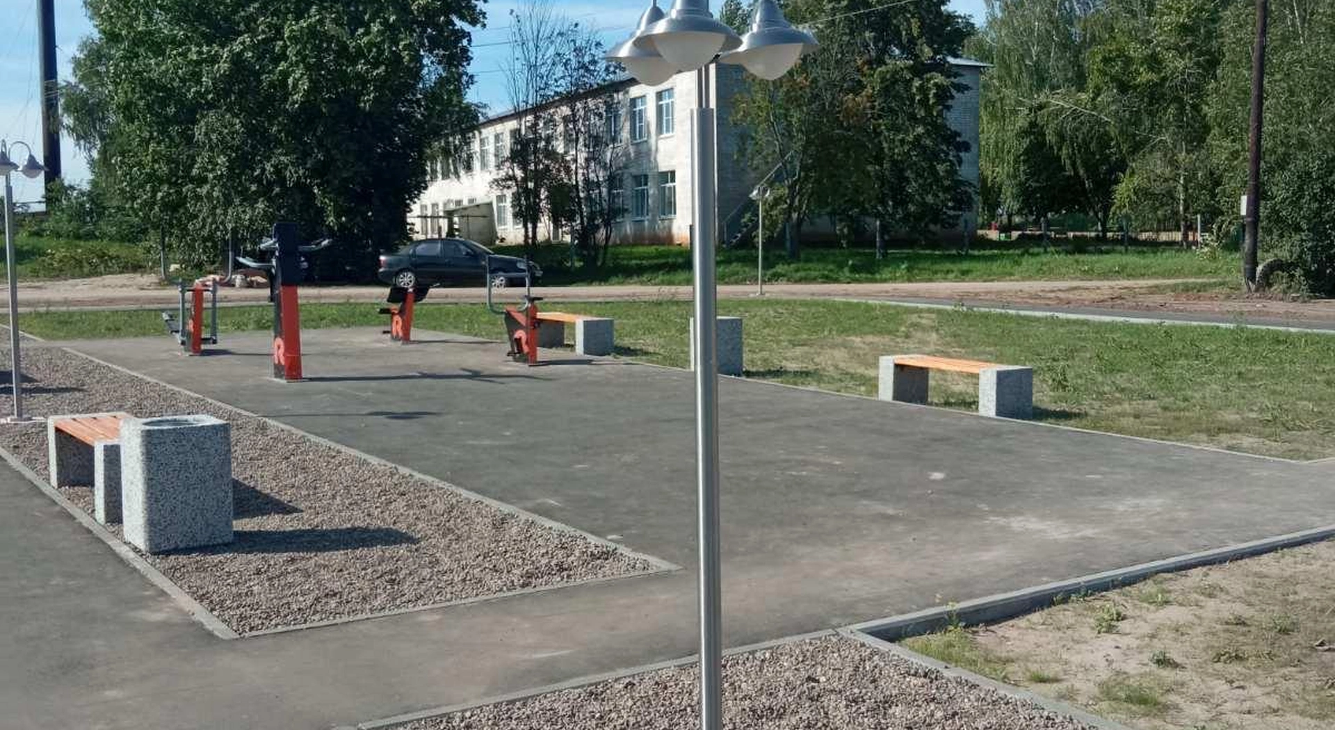 Благоустройство сквера в Дальнем Константинове в Нижегородской области