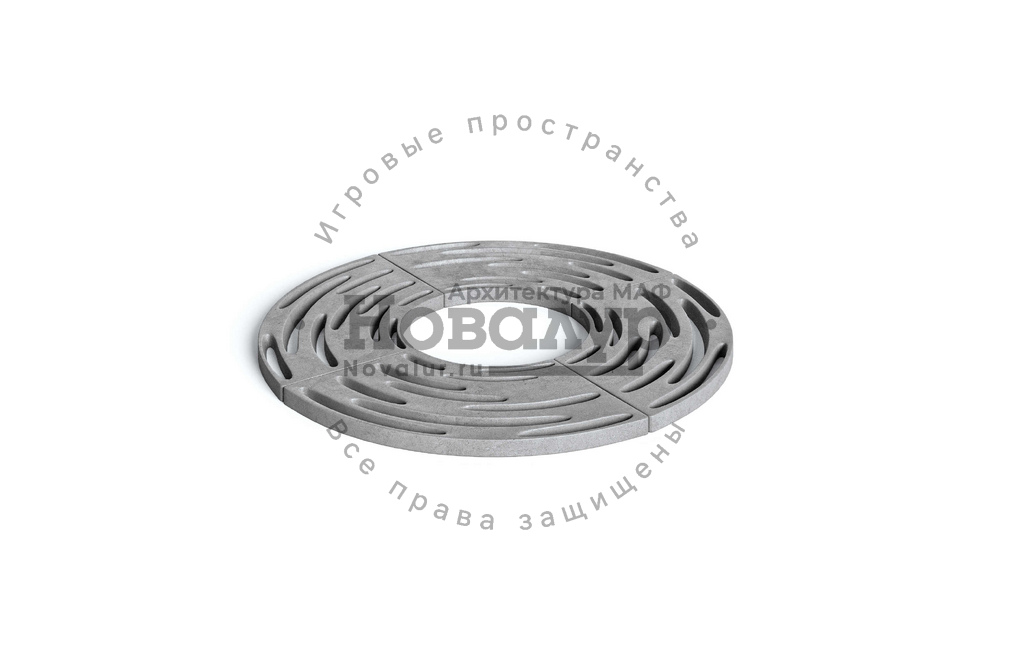 Приствольная решетка из бетона 'Атом'