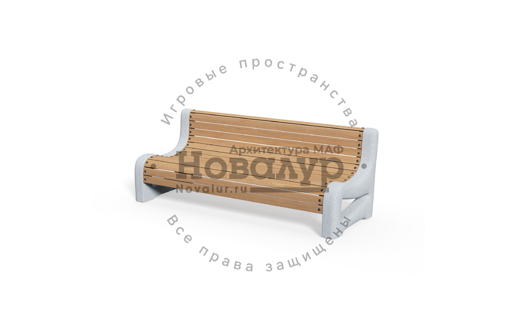 Скамейка бетонная 'Софит'