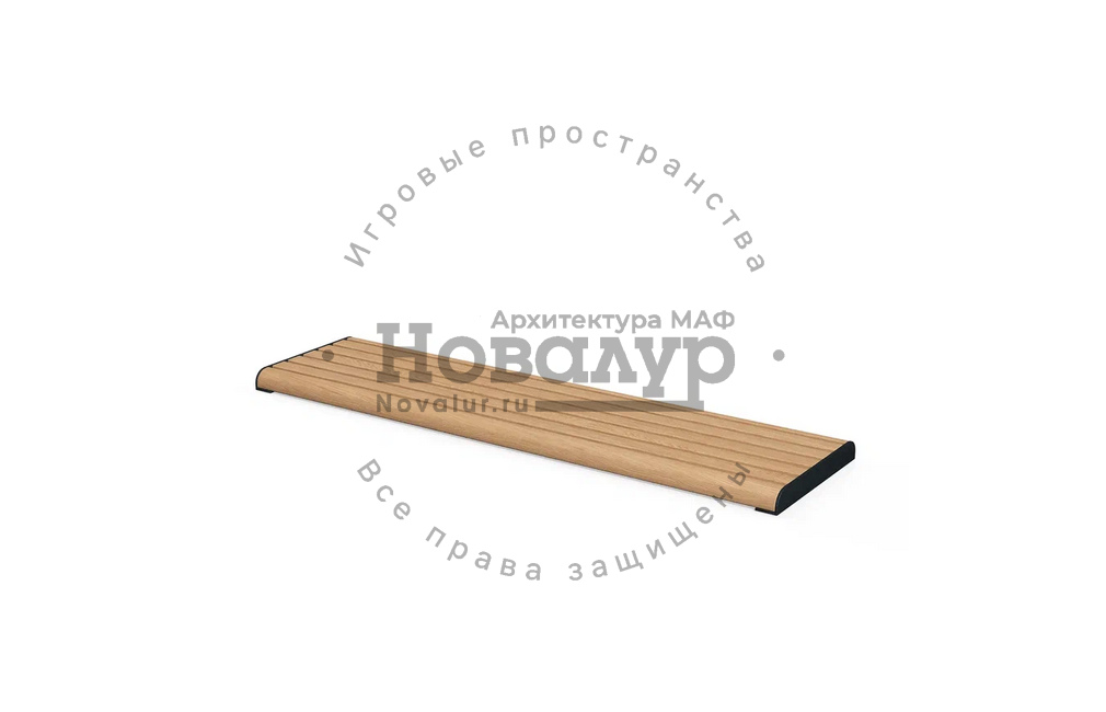 Сиденье на подпорную стенку