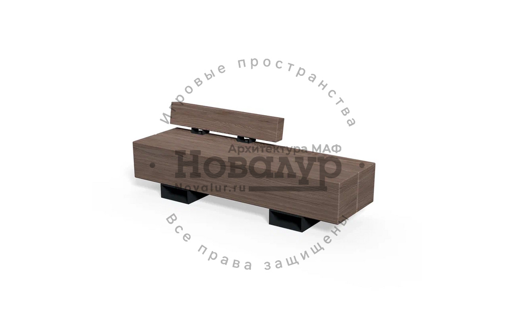 Скамейка металлическая 'Чебурашка'
