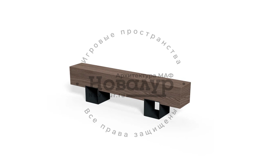 Скамейка металлическая 'Вернисаж'