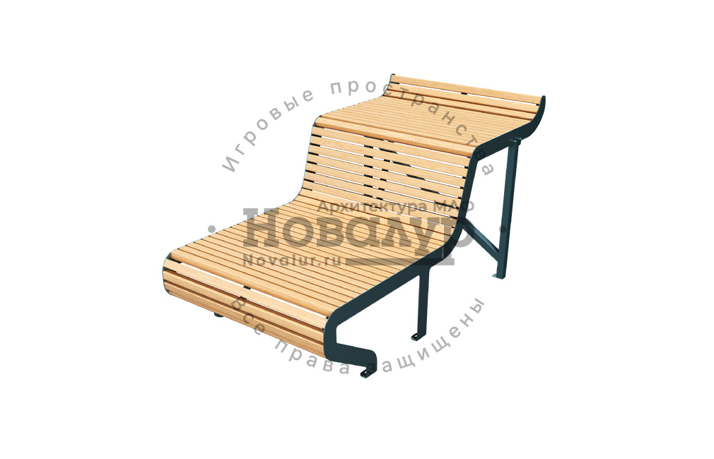 Скамейка «Амфитеатр» (м.п.) модуль 3