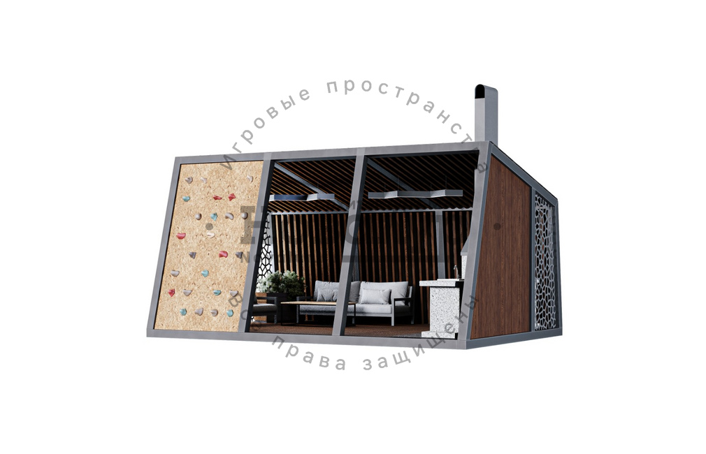 Беседка Куршавель летняя бизнес